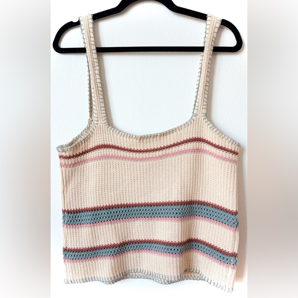 Rails Sienna Top Striped Knit Tank Top Size Large - Picture 4 of 6